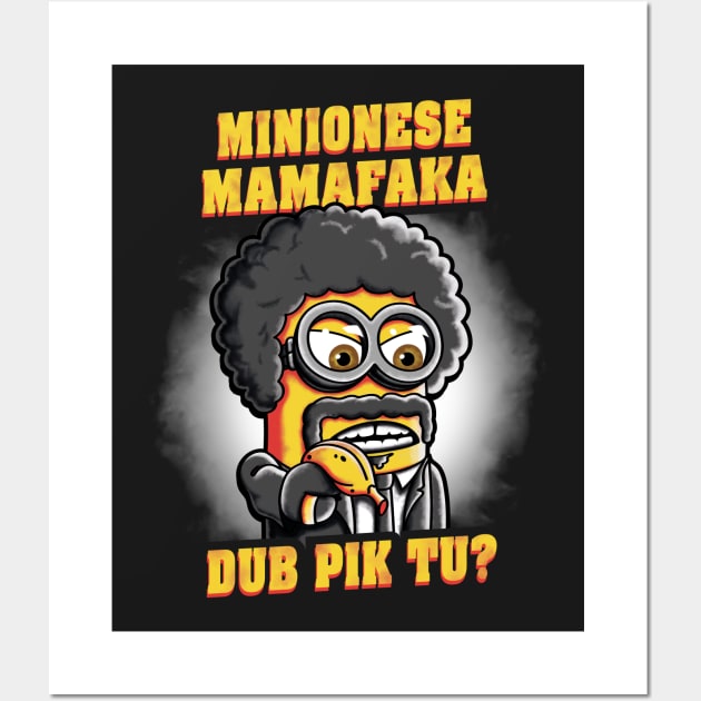 Minionese Mamafaka v2 Wall Art by Olipop